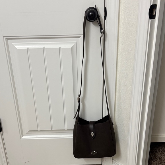 Coach Dark Brown Suede Hadley - Picture 3 of 3